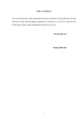 Hoàn thiện cơ chế tự chủ tài chính tại trung tâm y tế tiên lữ
