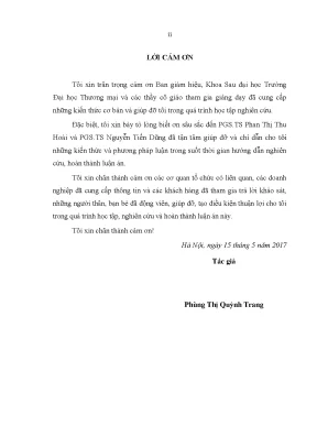Nâng cao năng lực cạnh tranh marketing sản phẩm may mặc của các doanh nghiệp việt nam trên thị trường các tỉnh đồng bằng bắc bộ nước ta