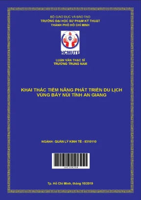 Khai thác tiềm năng phát triển du lịch vùng bảy núi tỉnh an giang