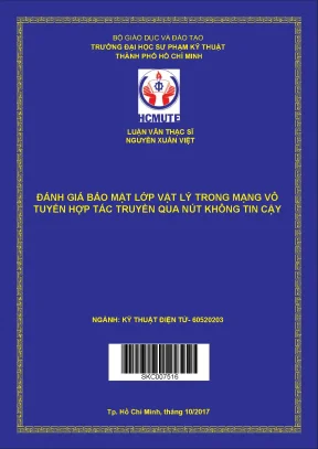 Đánh giá bảo mật lớp vật lý trong mạng vô tuyến hợp tác truyền qua nút không tin cậy