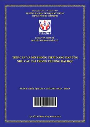 Tiếp cận và mô phỏng tiềm năng đáp ứng nhu cầu tải trong trường đại học