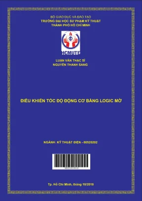 Điều khiển tốc độ động cơ bằng logic mờ