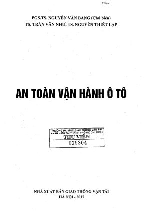 An toàn vận hành ô tô