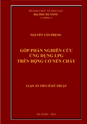 Góp phần nghiên cứu ứng dụng lpg trên động cơ nén cháy
