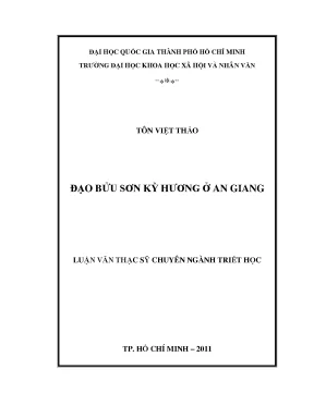 Đạo bửu sơn kỳ hương ở an giang