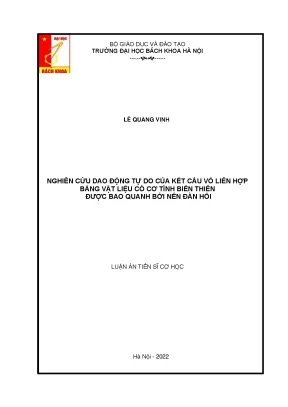 Nghiên cứu dao động tự do của kết cấu vỏ liên hợp bằng vật liệu có cơ tính biến thiên được bao quanh bởi nền đàn hồi