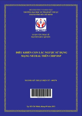 Điều khiển con lắc ngược sử dụng mạng neural trên chip dsp
