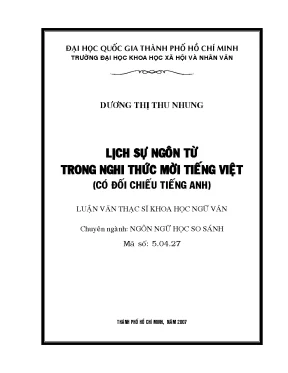 Lịch sự ngôn từ trong nghi thức mời tiếng việt có đối chiếu tiếng anh