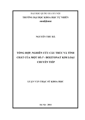 Tài liệu hóa học hóa vô cơ kim loại chuyển tiếp tính chất hóa học