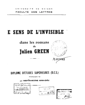 Le sens de lindividu dans les romans de julien green