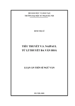 Tiểu thuyết v s naipaul từ lí thuyết đa văn hoá