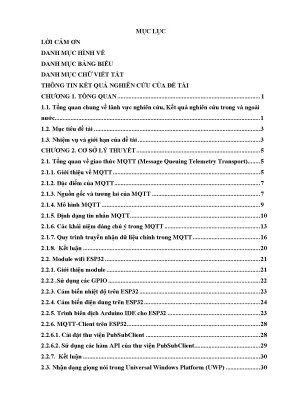 Thiết kế mô hình hệ thống nhà thông minh điều khiển giám sát thiết bị từ xa bằng giọng nói
