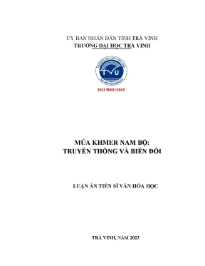 Múa khmer nam bộ truyền thống và biến đổi