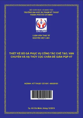Thiết kế đồ gá phục vụ công tác chế tạo vận chuyển và hạ thủy cọc chân đế giàn pqp ht