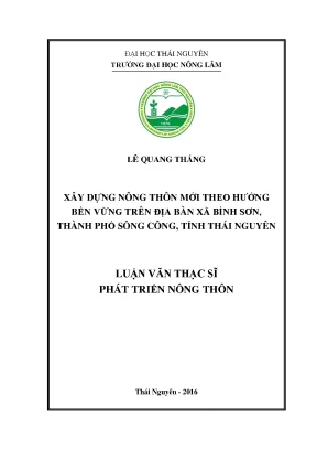 Luận văn thực trạng và giải pháp đẩy nhanh tiến độ triển khai chương trình xây dựng nông thôn mới huyện tuần giáo tỉnh điện biên y