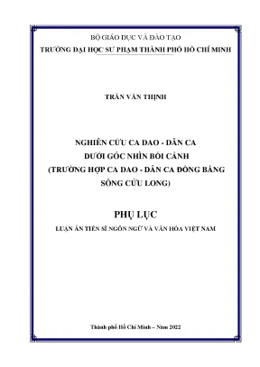 Phụ luc luan an