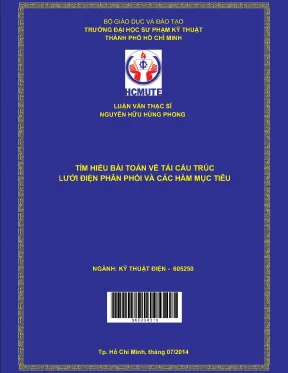 Tìm hiểu bài toán về tái cấu trúc lưới điện phân phối và các hàm mục tiêu