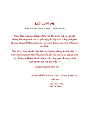 Đánh giá chất lượng dịch vụ vận tải hành khách công cộng trên tuyến số 8 bến xe quận 8 đại học quốc gia đề tài nghiên cứu khoa học sinh viên