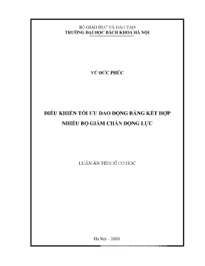 Điều khiển tối ưu dao động bằng kết hợp nhiều bộ giảm chấn động lực
