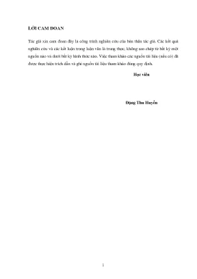 Đánh giá hiện trạng và đề xuất giải pháp cải thiện môi trường các làng nghề chế biến thực phẩm trên địa bàn thành phố bắc giang tỉnh bắc giang