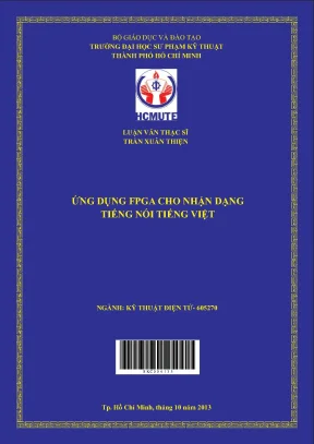 Ứng dụng fpga cho nhận dạng tiếng nói tiếng việt