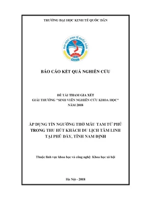 Công trình về tín ngưỡng thờ mẫu