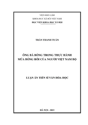 Ông bà bóng trong thực hành múa bóng rỗi của người việt nam bộ