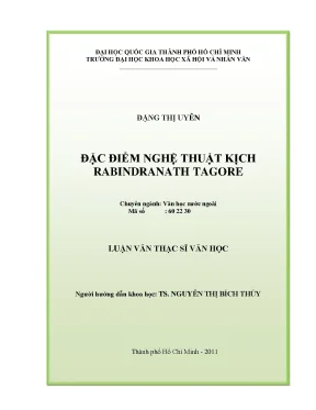 Đặc điểm nghệ thuật kịch rabindranath tagore