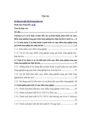 Phát triển các cụm điểm công nghiệp trong quá trình công nghiệp hoá hiện đại hoá trên địa bàn tỉnh hà tây