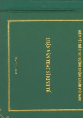 Áp dụng tiêu chuẩn phân ngành icb trong xây dựng chỉ số ngành của các doanh nghiệp niêm yết trên thị trường chứng khoán việt nam