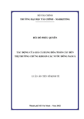 Tác động của giá cả hàng hóa toàn cầu đến thị trường chứng khoán các nước đông nam á