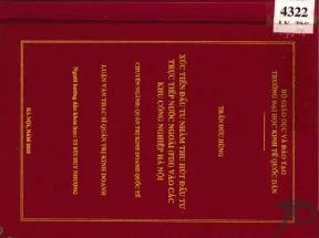 Xúc tiến đầu tư nhằm thu hút đầu tư trực tiếp nước ngoài fdi vào các khu công nghiệp hà nội
