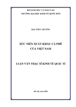 Xúc tiết xuất khẩu cà phê của việt nam