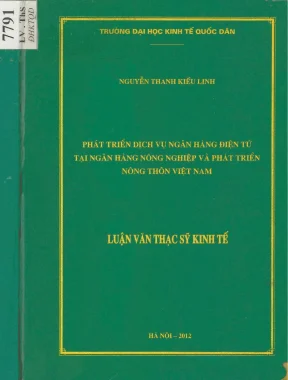 Phát triển dịch vụ ngân hàng điện tử tại ngân hàng nn ptnt việt nam