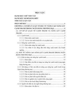 Đầu tư nâng cao năng lực cạnh tranh trong ngân hàng tmcp xuất nhập khẩu việt nam eximbank