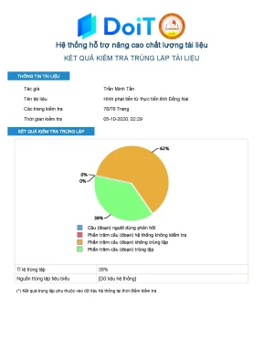 Các hình phạt tiền từ thực tiễn tỉnh đồng nai