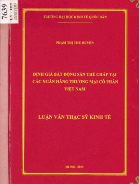 Định giá bất động sản thế chấp tại các ngân hàng thương mại cổ phần việt nam