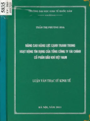 Nâng cao năng lực cạnh tranh trong hoạt động tín dụng của tổng công ty tài chính cổ phần dầu khí việt nam