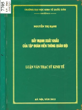 Đẩy mạnh xuất khẩu của tập đoàn viễn thông quân đội