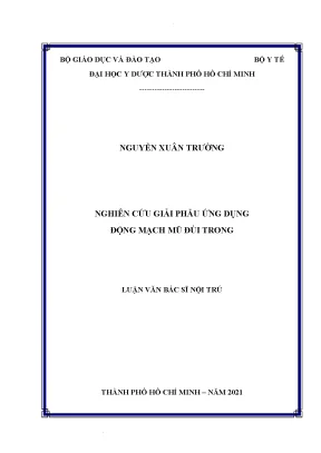Nghiên cứu giải phẫu ứng dụng động mạch mũ đùi trong 1