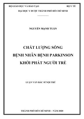 Chất lương cuộc sống bệnh nhân parkinson khởi phát người trẻ