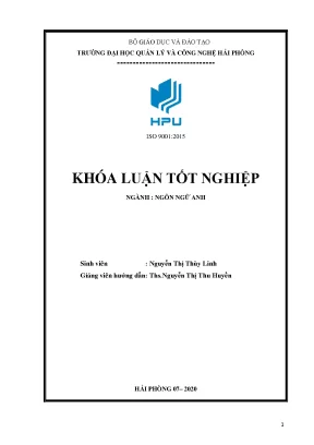 A study on the difficulties faced by the first year english majors at haiphong management and technology university and stratergies to help for their self improvement in listening skill