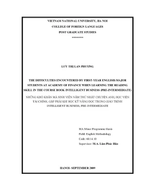 Luận văn thạc sĩ a study on difficulties on learning listening skill via the textbook new headway pre intermediate of the first year non english major student at the university of economic and technical industries