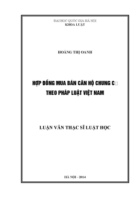 Luận văn thạc sĩ hợp đồng mua bán căn hộ chung cư theo pháp luật việt nam 03
