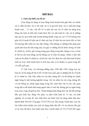Luận văn thạc sĩ quyền và nghĩa vụ của các chủ thể trong hoạt động bảo hiểm tiền gửi theo pháp luật việt nam