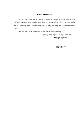 Luận văn thạc sĩ thực hiện chính sách phát triển du lịch cộng đồng tại thành phố hội an tỉnh quảng nam