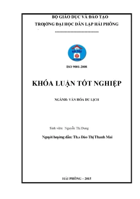 Khai thác các giá trị của thăng long tứ trấn phục vụ phát triển du lịch tôn giáo tín ngưỡng