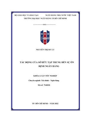 Tác động của sở hữu tập trung đến sự ổn định ngân hàng