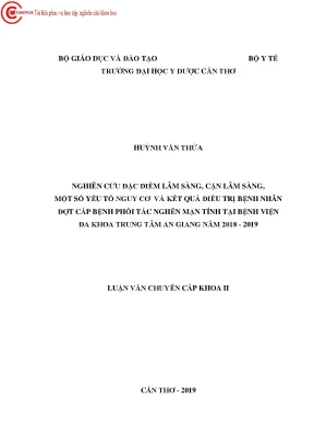 Nghiên cứu đặc điểm lâm sàng cận lâm sàng một số yếu tố nguy cơ và kết quả điều trị bệnh nhân đợt cấp bệnh phổi tắc nghẽn mạn tính tại bệnh viện đa khoa trung tâm an giang năm 2018 20