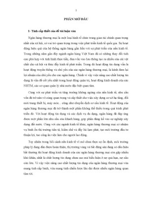 Ths nâng cao chất lượng tín dụng tại ngân hàng nông nghiệp và phát triển nông thôn việt nam chi nhánh huyện hưng hà bắc thái bình